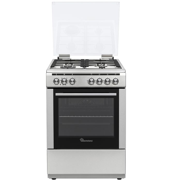 ramtons 497 RAMTONS 4GAS 60X60 STAINLESS STEEL COOKER - RF/497 - Image 1