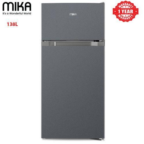138L Mika MIKA 138L, DOUBLE DOOR FRIDGE MRDCD138DS - Image 1