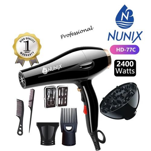 2400w blow dry NUNIX HD-77C COMMERCIAL BLOW DRY 2400W BLACK - Image 1