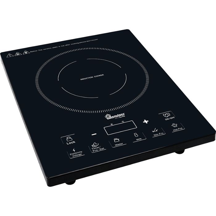 rm-381.INDUCTION COOKER RAMTONS INDUCTION COOKER BLACK- RM/381 - Image 1