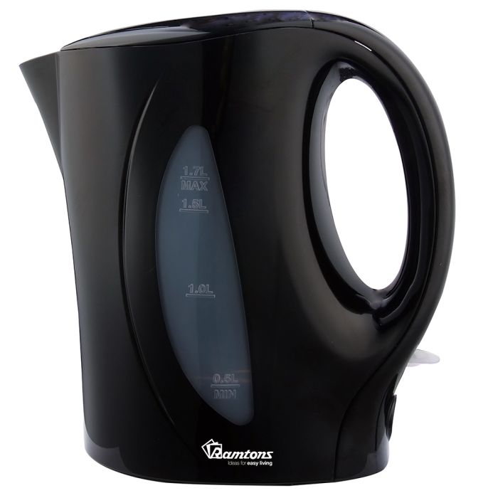 rm-594- RAMTONS CORDED ELECTRIC KETTLE 1.7 LITRES BLACK- RM/594 - Image 1