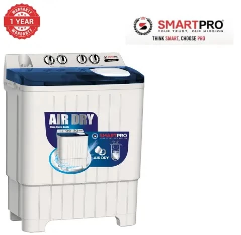 smartpro 10kg SMART PRO TWIN TUB 10KG WASH AND AIR DRYER - Image 1